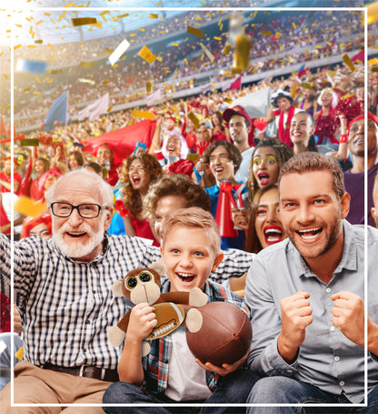 BIG EYE 6' PLUSH - MONKEY With Football Plush