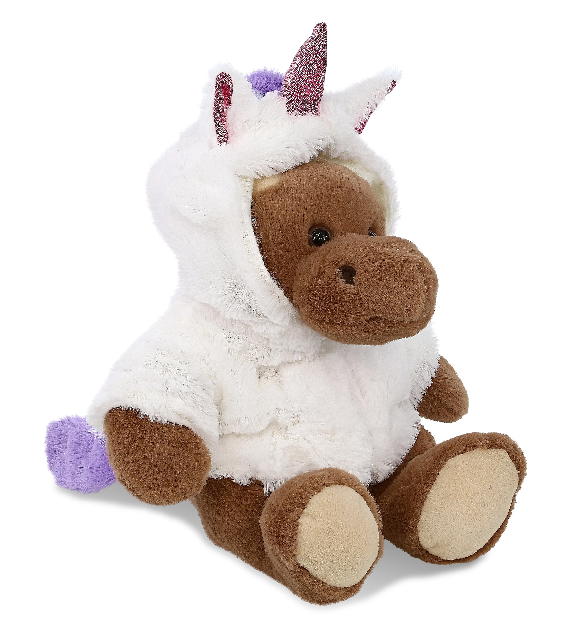 SUPER-SOFT PLUSH - MOOSE 9" WITH UNICORN DRESS UP