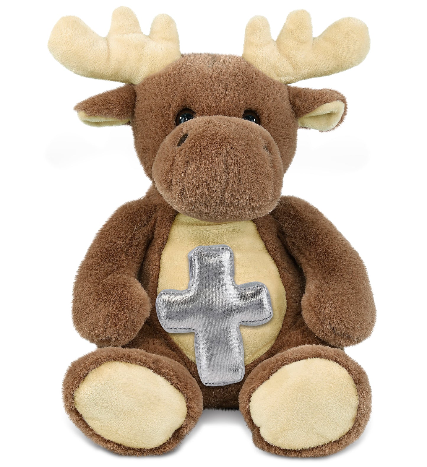 PLUSH CROSS - SUPER-SOFT PLUSH - MOOSE 9"