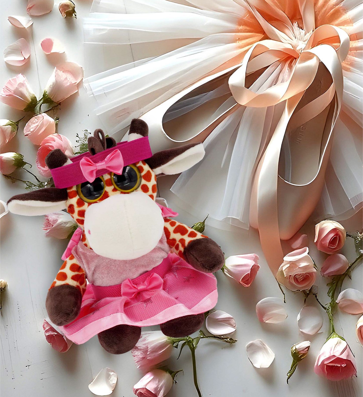 BIG EYE 6" PLUSH - GIRAFFE Ballerina