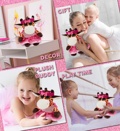 BIG EYE 6" PLUSH - GIRAFFE Ballerina