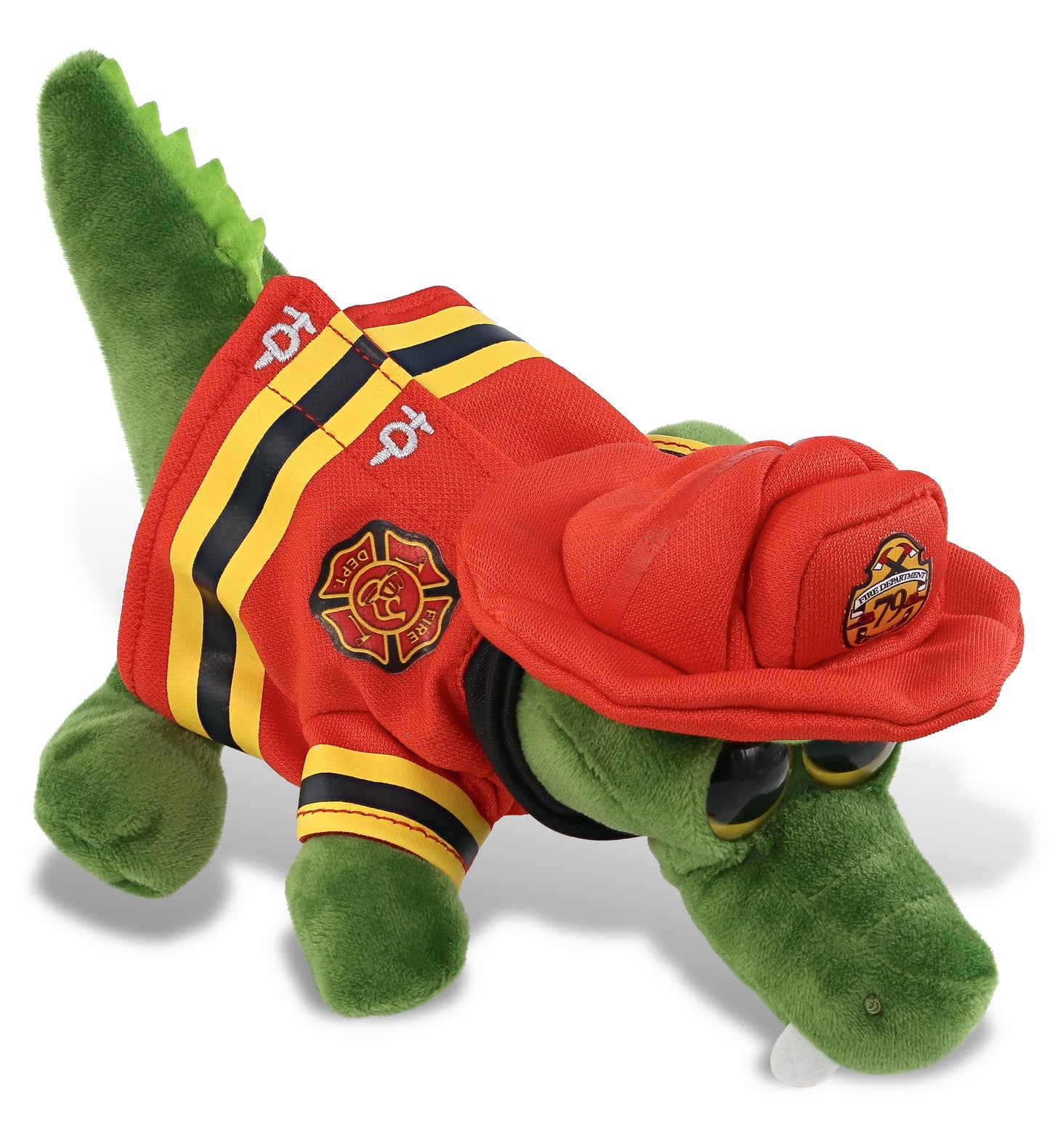 PLUSH FIREMAN - BIG EYE 6" PLUSH - ALLIGATOR