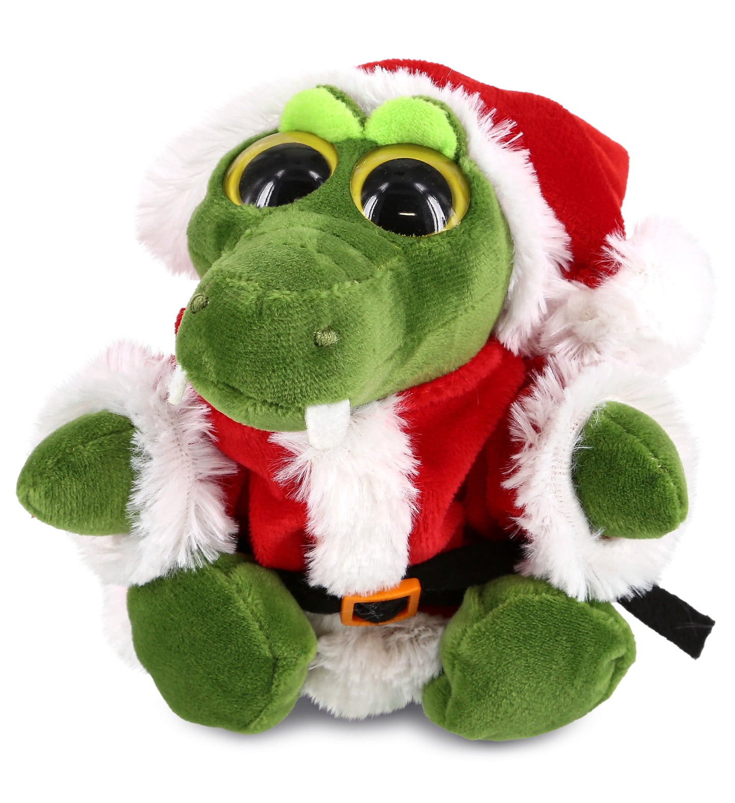PLUSH SANTA - BIG EYE 6" PLUSH - ALLIGATOR