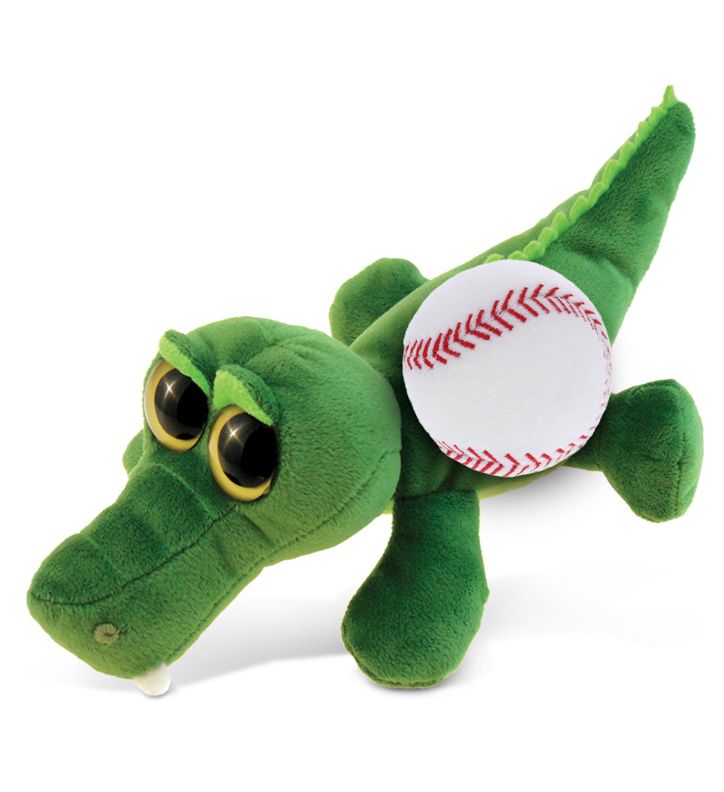 PLUSH BASEBALL - BIG EYE 6" PLUSH - ALLIGATOR