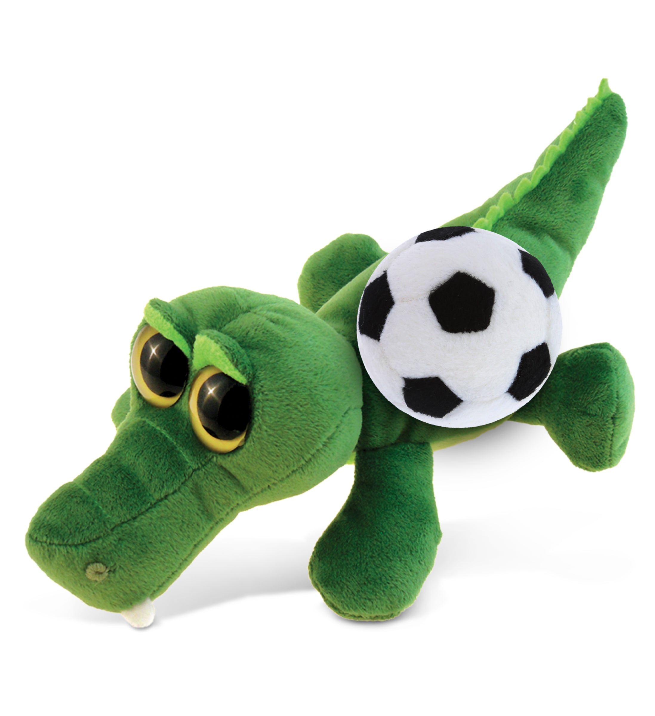 PLUSH SOCCER BALL - BIG EYE 6" PLUSH - ALLIGATOR