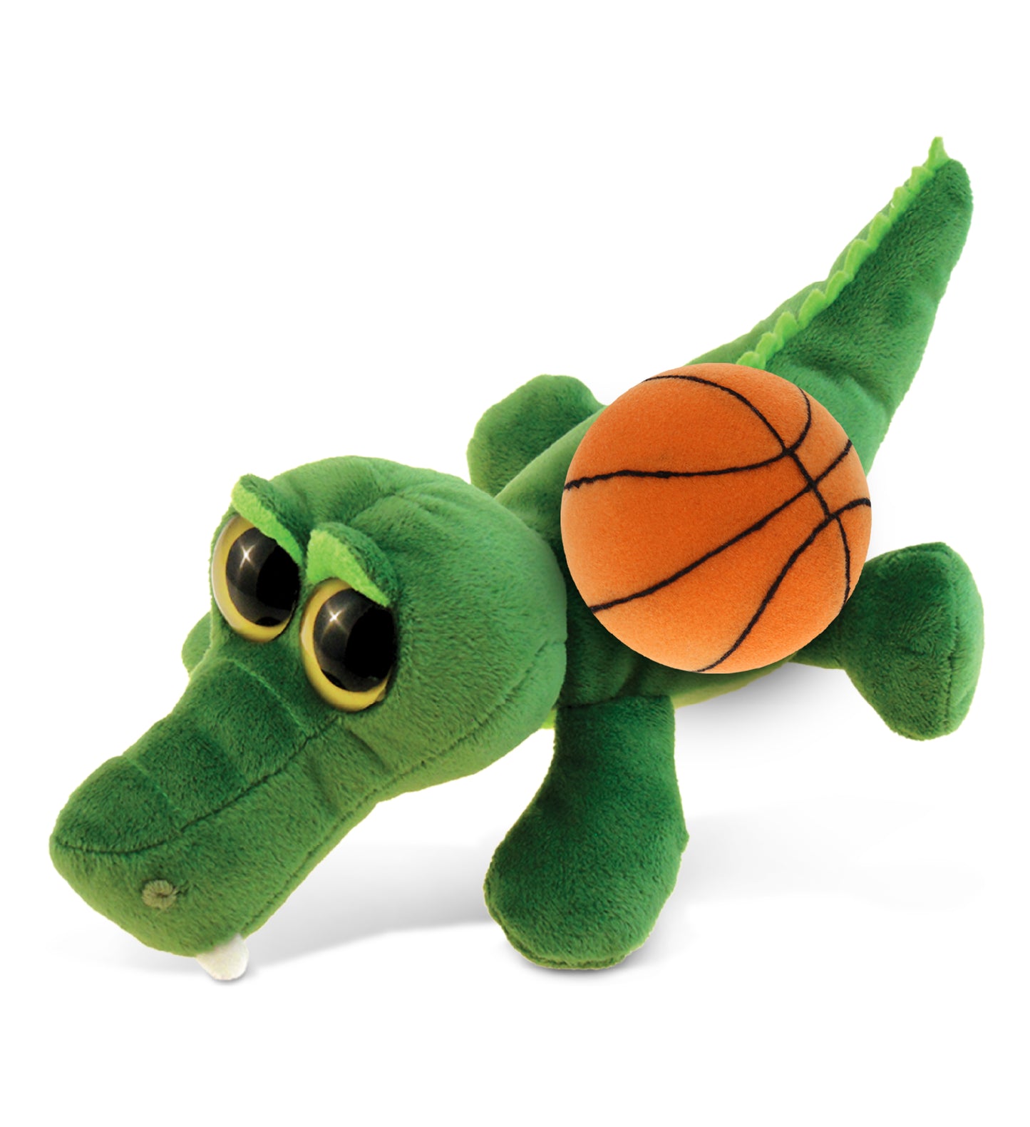 PLUSH BASKETBALL - BIG EYE 6" PLUSH - ALLIGATOR