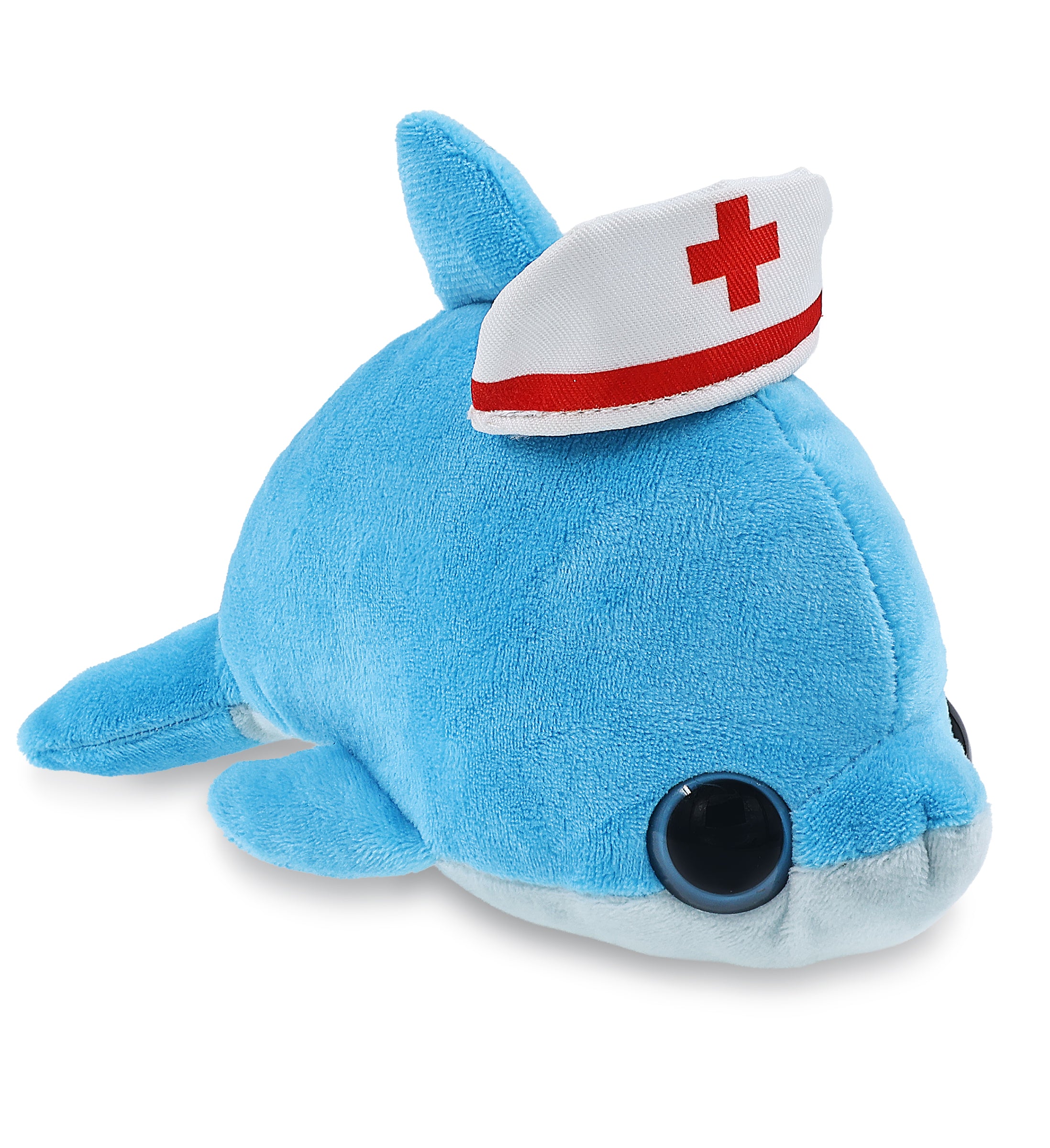 BIG EYE 6" PLUSH - DOLPHIN NURSE