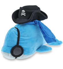 BIG EYE 6" PLUSH - DOLPHIN PIRATE DRESS UP