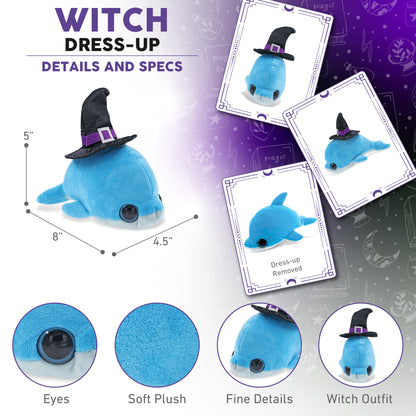 BIG EYE 6" PLUSH - DOLPHIN WITCH DRESS UP