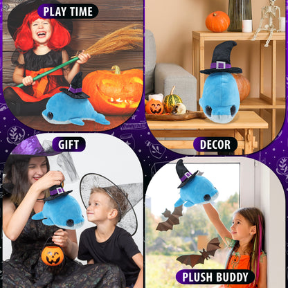 BIG EYE 6" PLUSH - DOLPHIN WITCH DRESS UP