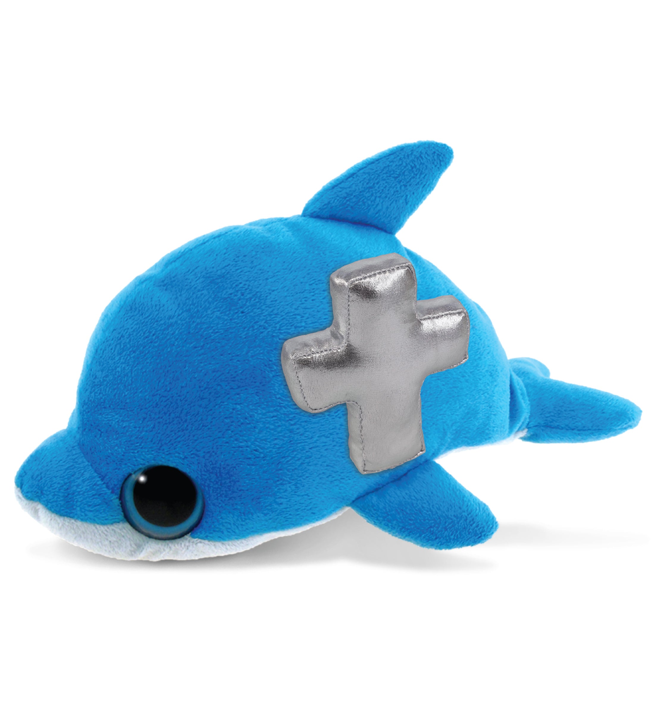 PLUSH CROSS - BIG EYE 6" PLUSH - DOLPHIN
