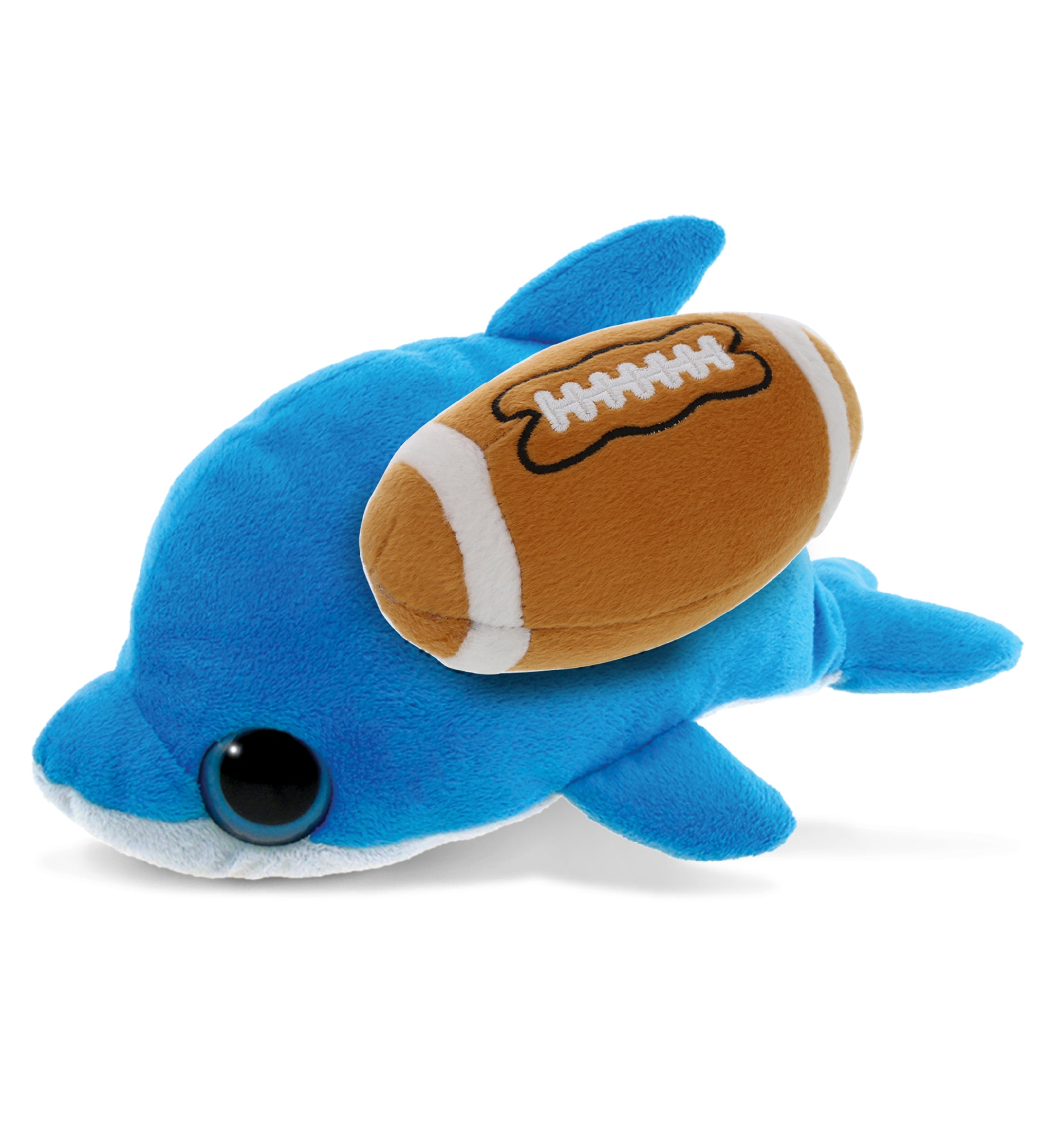 BIG EYE 6' PLUSH - DOLPHIN With Football Plush
