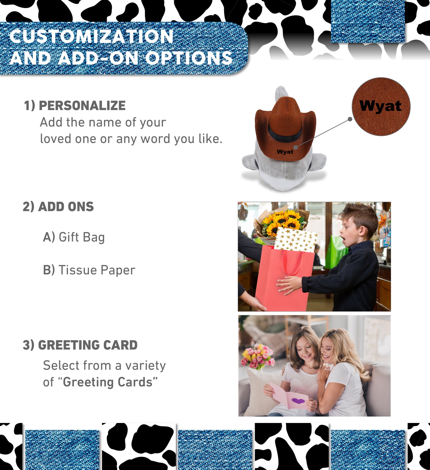BIG EYE 6" PLUSH - SHARK COWBOY DRESS UP