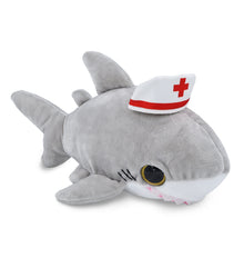 BIG EYE 6" PLUSH - SHARK NURSE DRESS UP