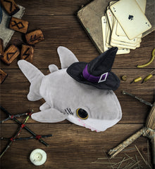 BIG EYE 6" PLUSH - SHARK WITH WITCH DRESS UP