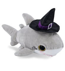BIG EYE 6" PLUSH - SHARK WITH WITCH DRESS UP