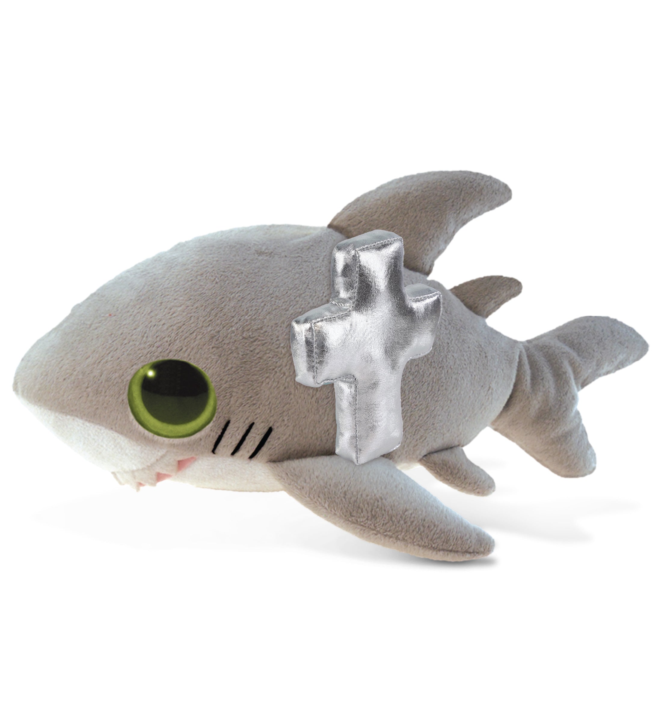 PLUSH CROSS - BIG EYE 6" PLUSH - SHARK