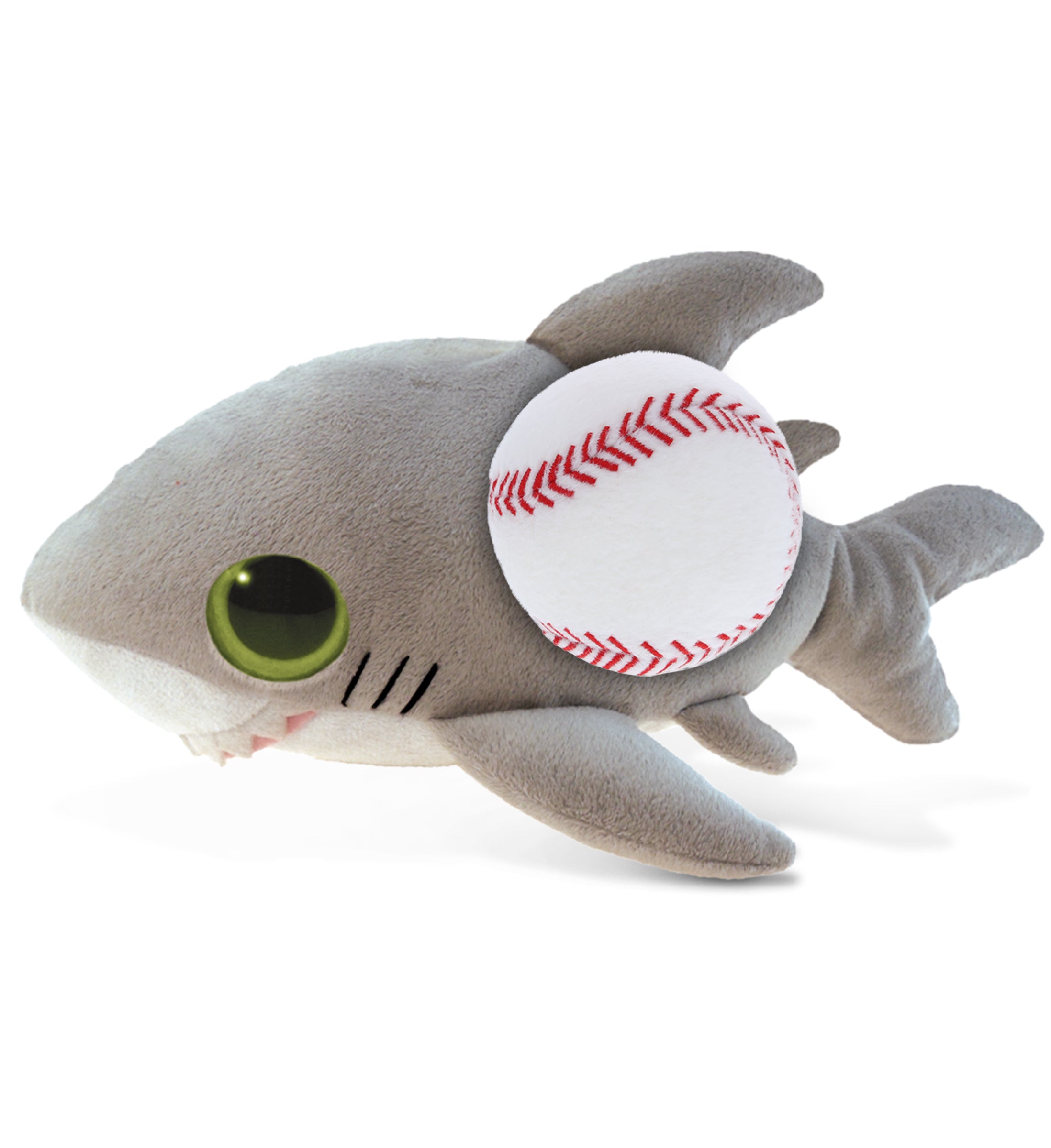 PLUSH BASEBALL - BIG EYE 6" PLUSH - SHARK