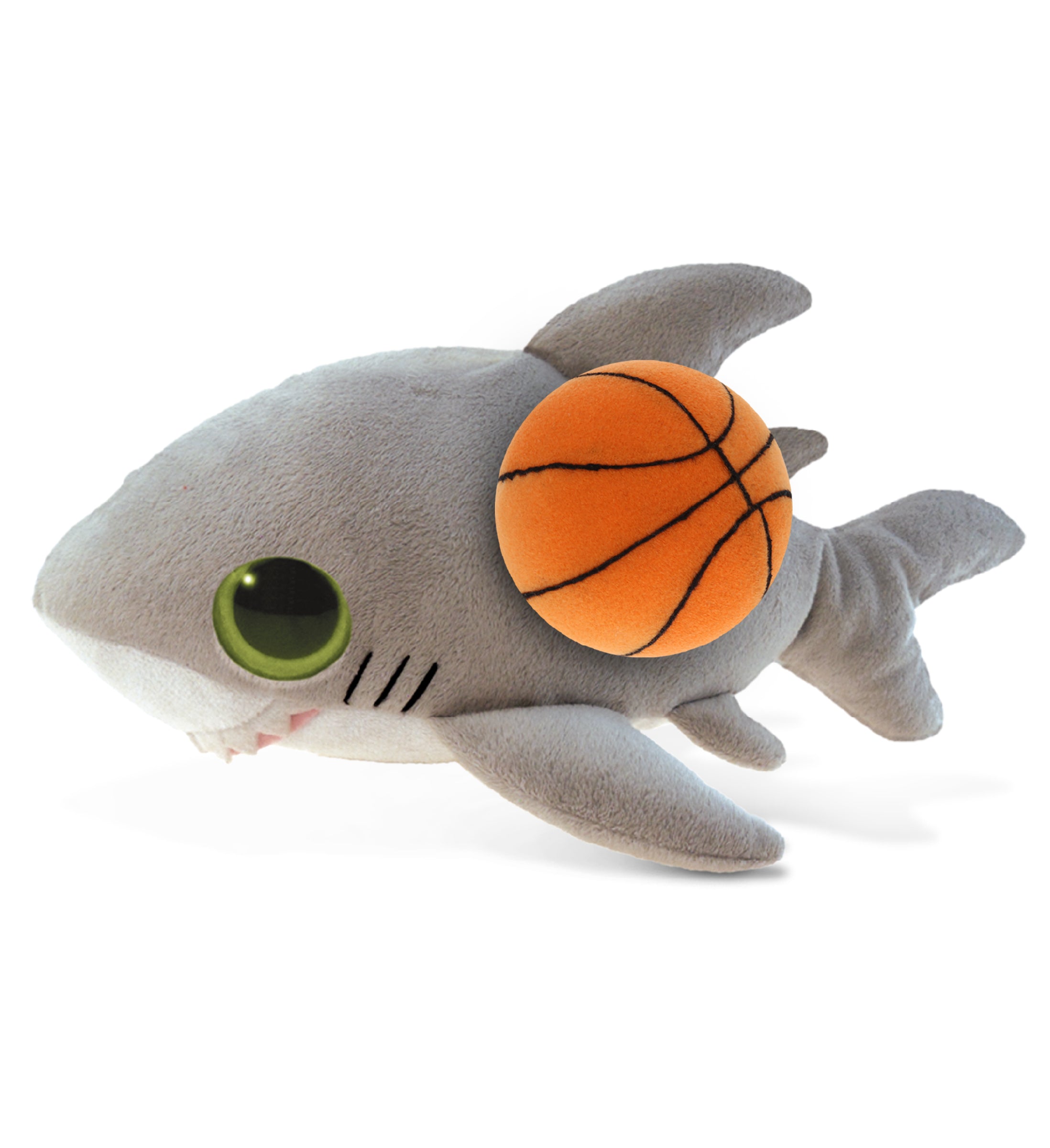 PLUSH BASKETBALL - BIG EYE 6" PLUSH - SHARK