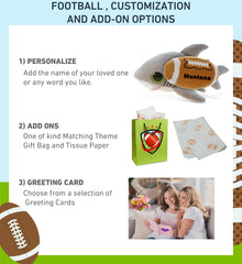 BIG EYE 6' PLUSH - SHARK With Football Plush