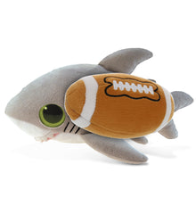 BIG EYE 6' PLUSH - SHARK With Football Plush