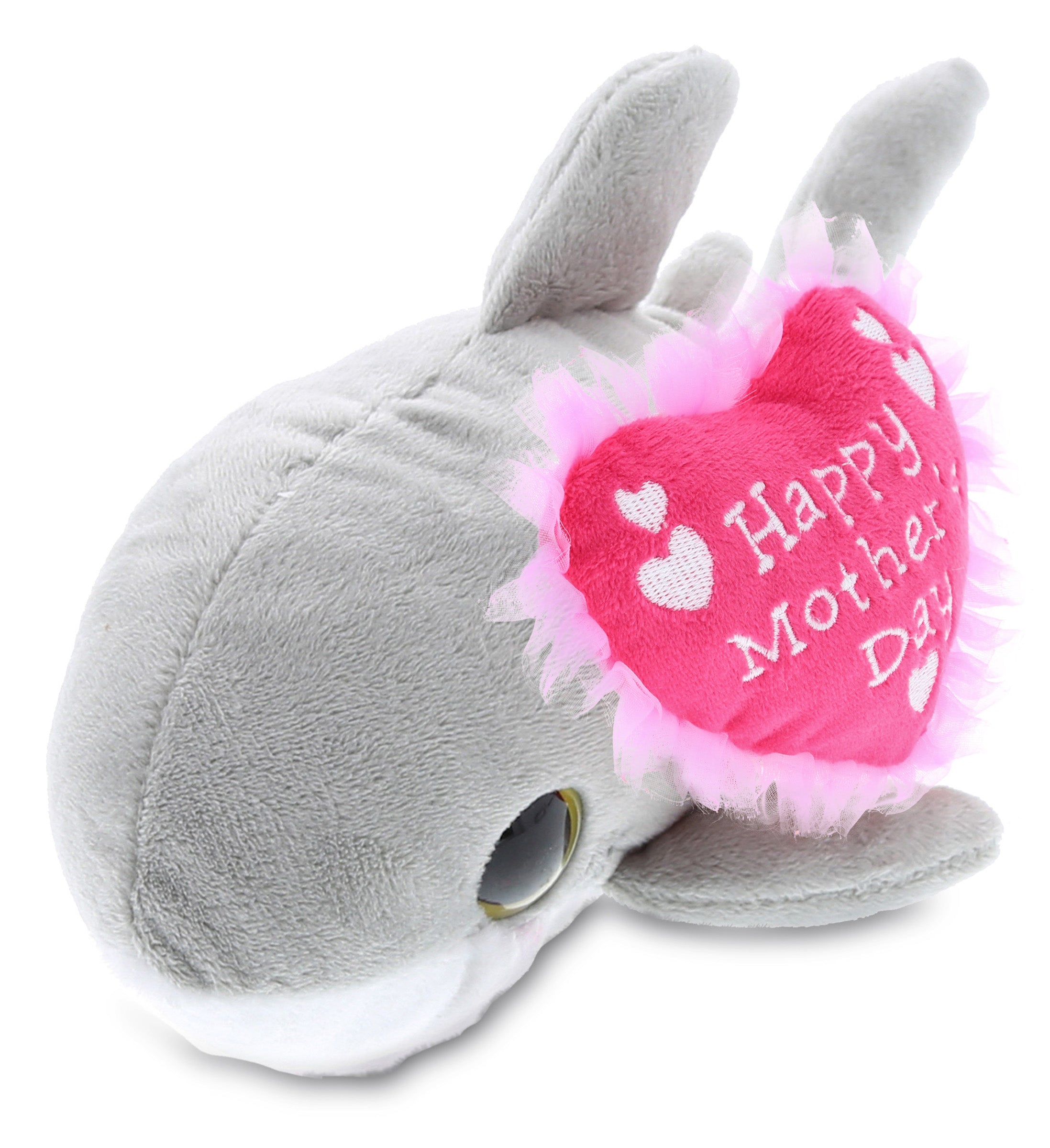 PLUSH MOTHERS DAY HEART - BIG EYE 6" PLUSH - SHARK
