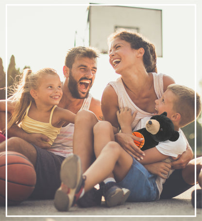 SUPER-SOFT PLUSH - LARGE FLOPPY BLACK BEAR 12" WITH BASKETBALL PLUSH