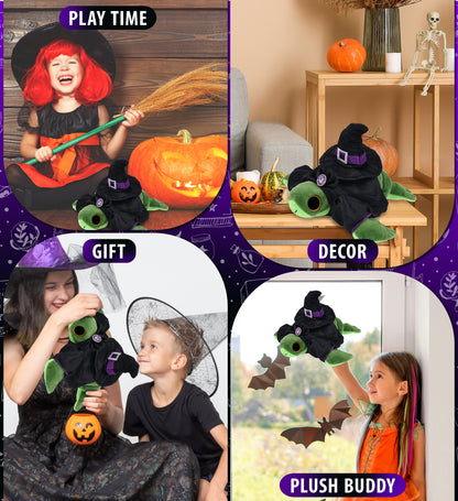 BIG EYE 6" PLUSH - SEA TURTLE WITH WITCH DRESS UP