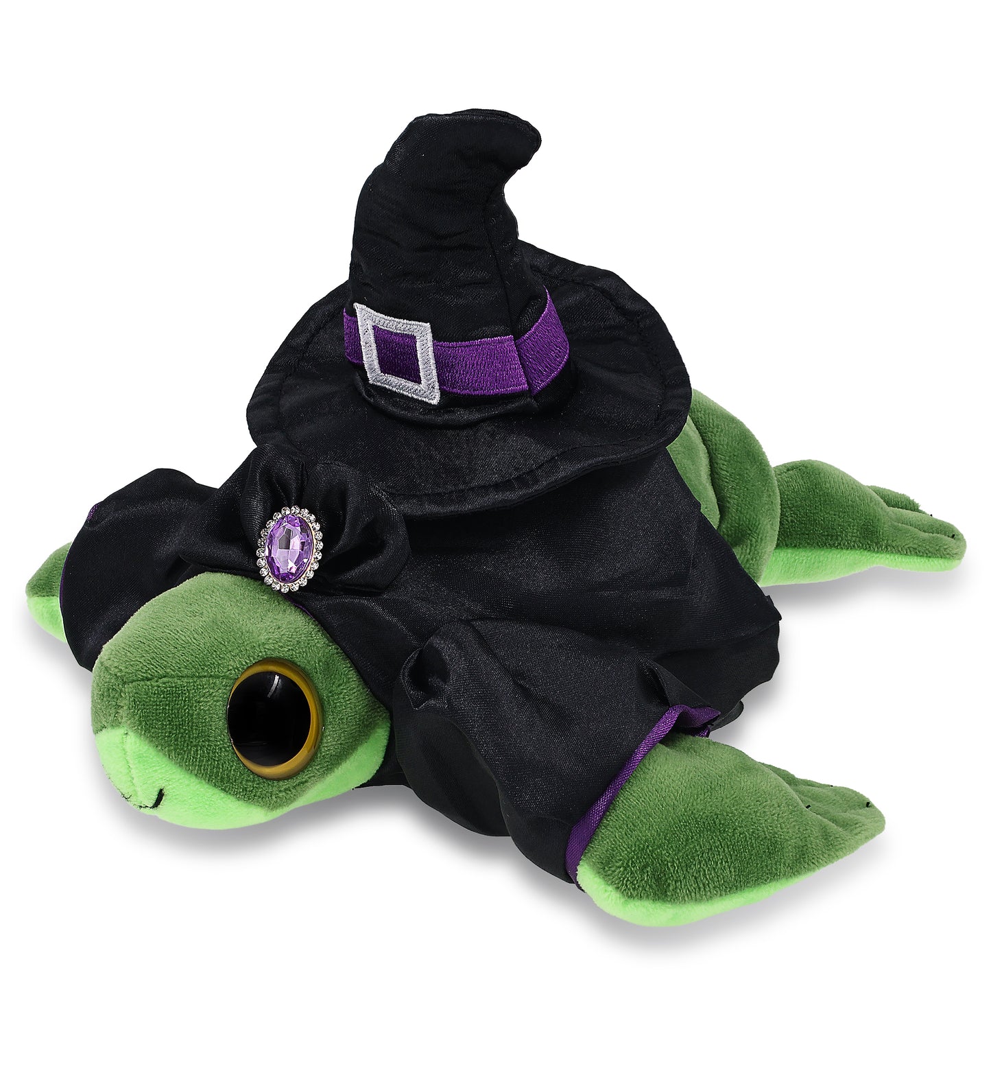 BIG EYE 6" PLUSH - SEA TURTLE WITH WITCH DRESS UP