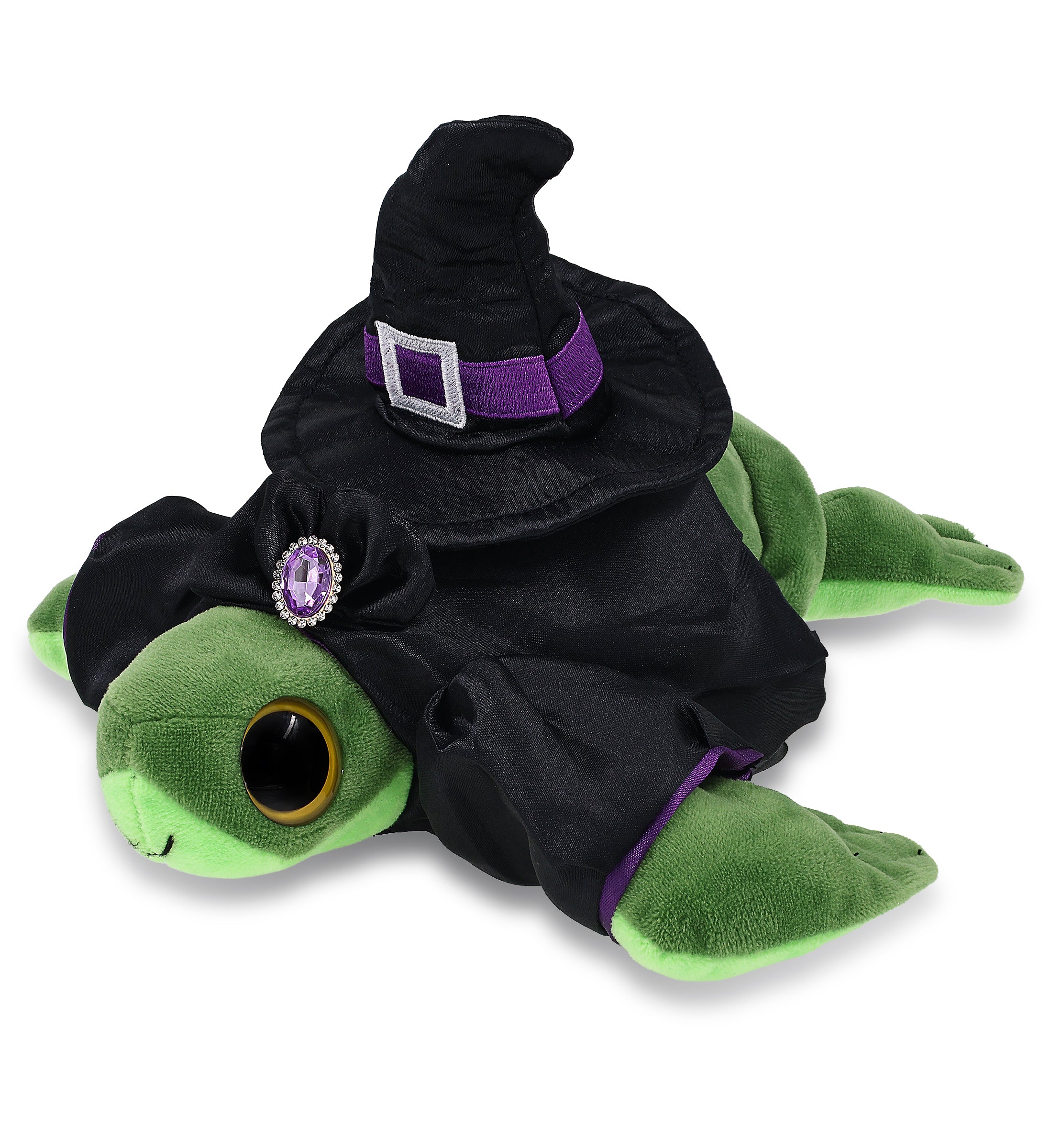BIG EYE 6" PLUSH - SEA TURTLE WITH WITCH DRESS UP