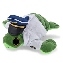 BIG EYE 6" PLUSH - SEA TURTLE WITH PILOT DRESS UP