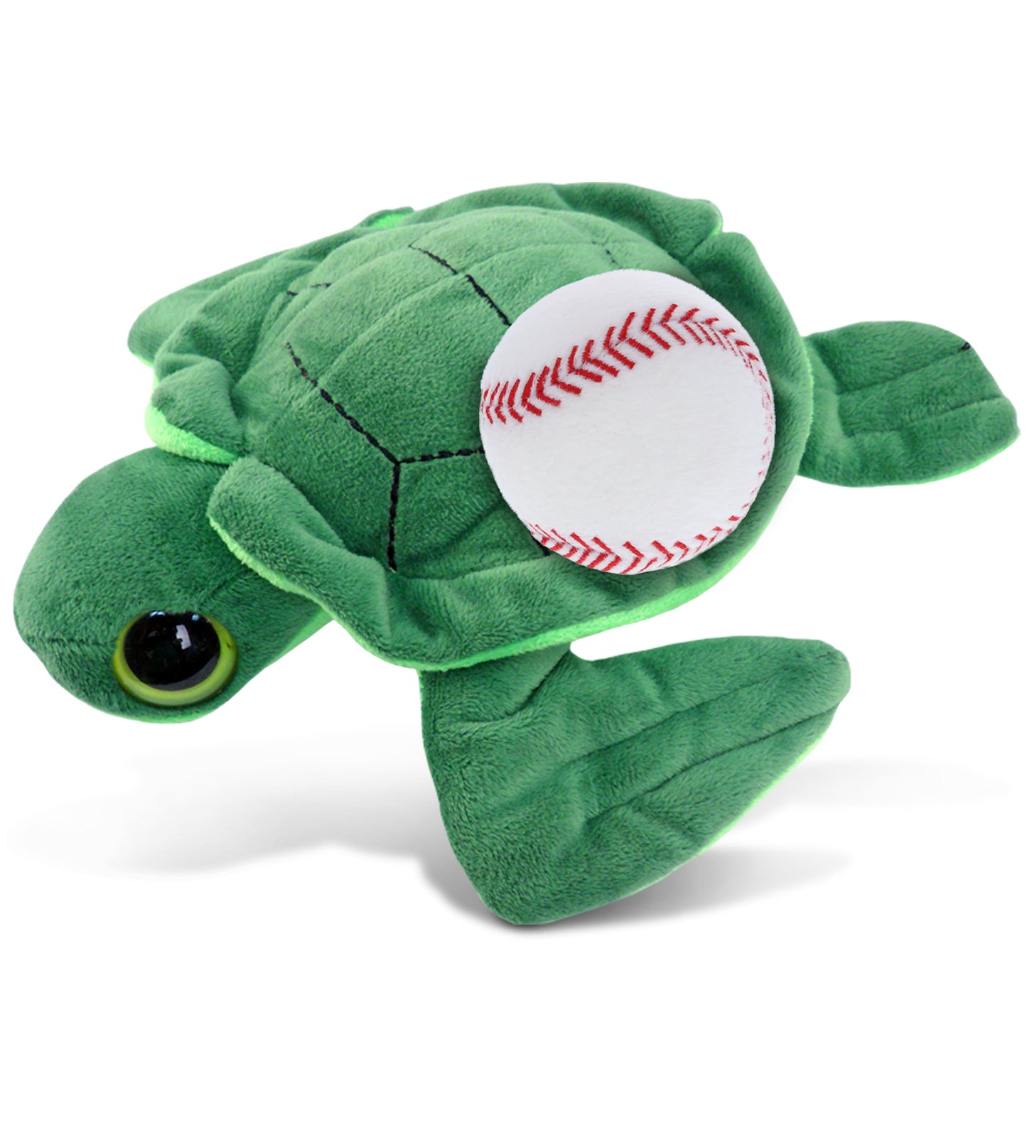 PLUSH BASEBALL - BIG EYE 6" PLUSH - SEA TURTLE