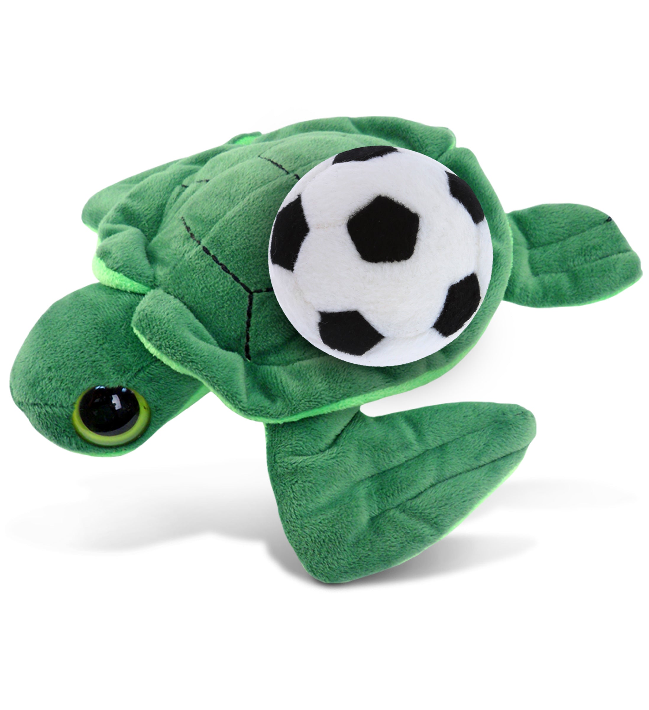 PLUSH SOCCER BALL - BIG EYE 6" PLUSH - SEA TURTLE