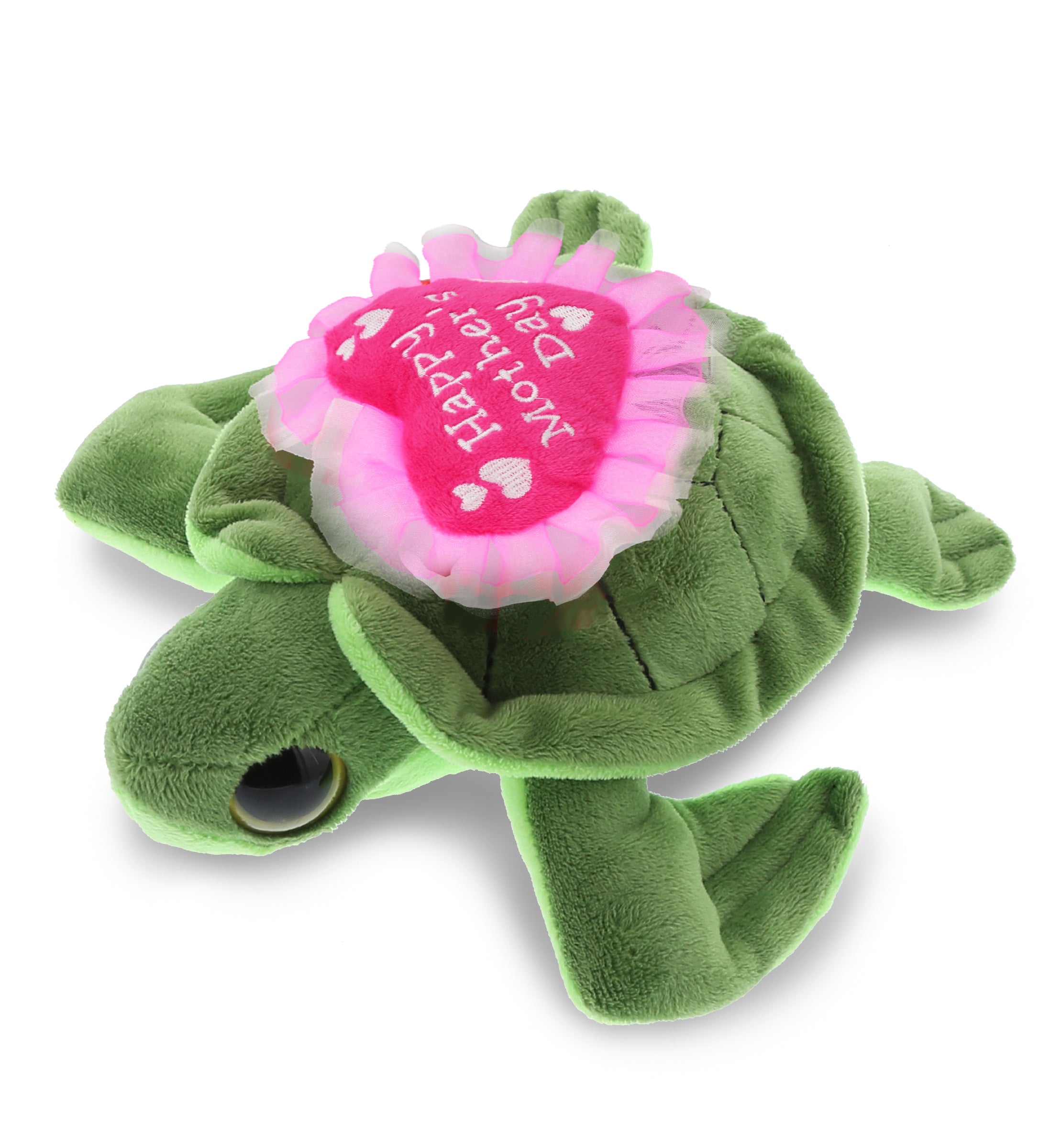 PLUSH MOTHERS DAY HEART - BIG EYE 6" PLUSH - SEA TURTLE
