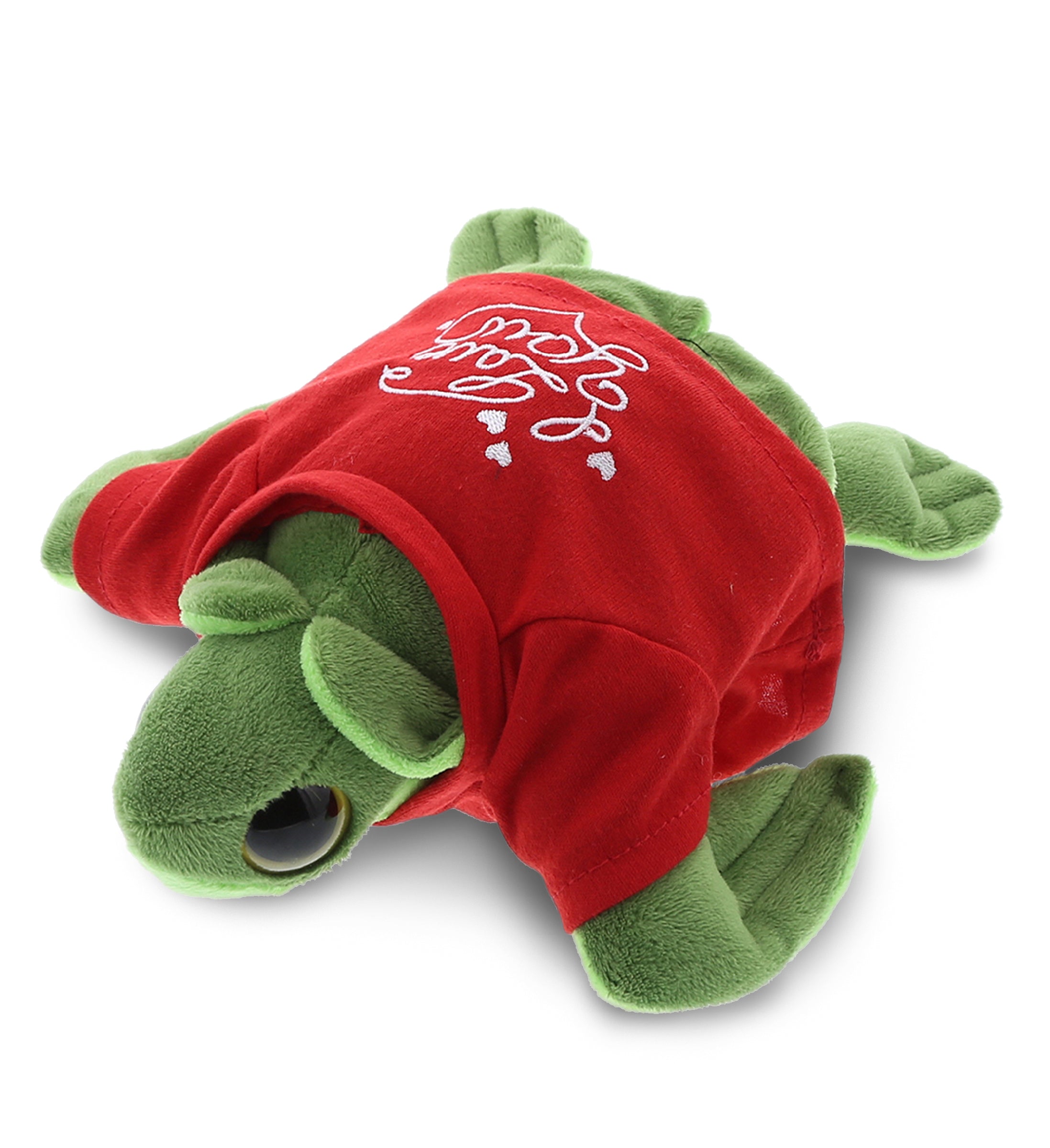 PLUSH I LOVE YOU RED SHIRT- BIG EYE 6" PLUSH - SEA TURTLE