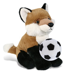 SUPER-SOFT PLUSH - FLOPPY FOX 9" WITH SOCCER PLUSH
