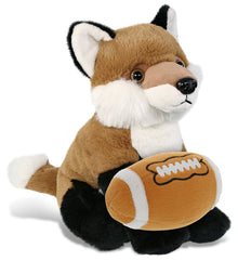 SUPER-SOFT PLUSH - FLOPPY FOX 9" WITH FOOTBALL PLUSH