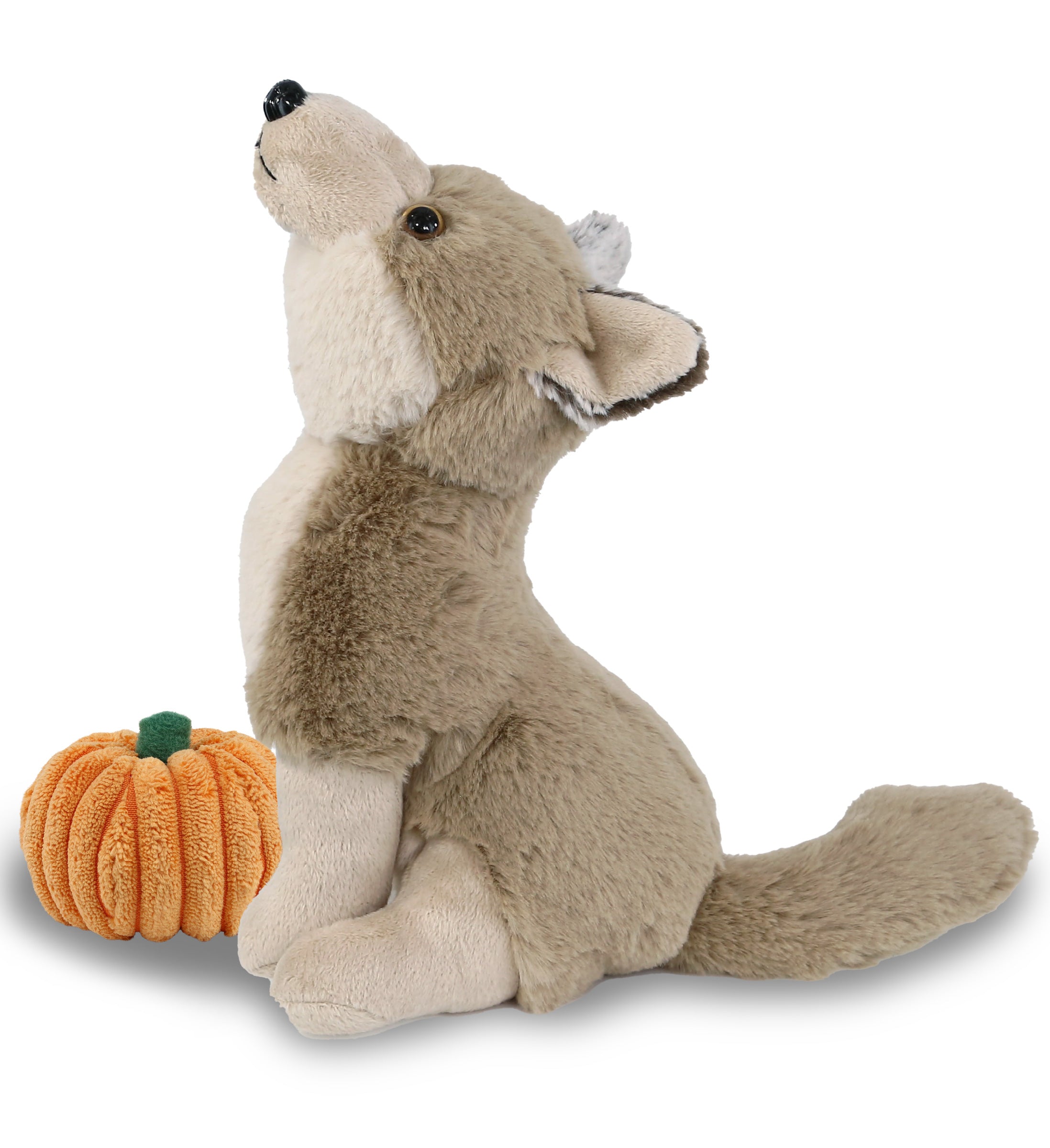 PLUSH PUMPKIN - SUPER-SOFT PLUSH - HOWLING WOLF 8.5"