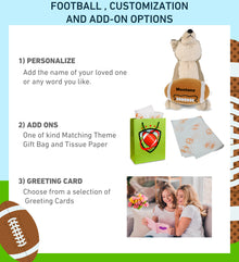 SUPER-SOFT PLUSH - HOWLING WOLF 8.5" WITH FOOTBALL PLUSH