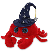BIG EYE 6" PLUSH - RED CRAB WITH WIZARD DRESS UP