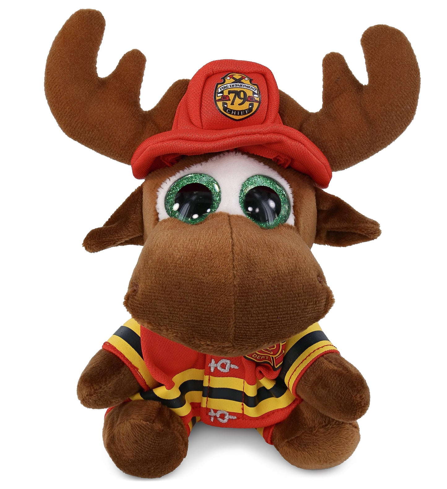 PLUSH FIREMAN - SPARKLE EYES PLUSH - SMALL MOOSE