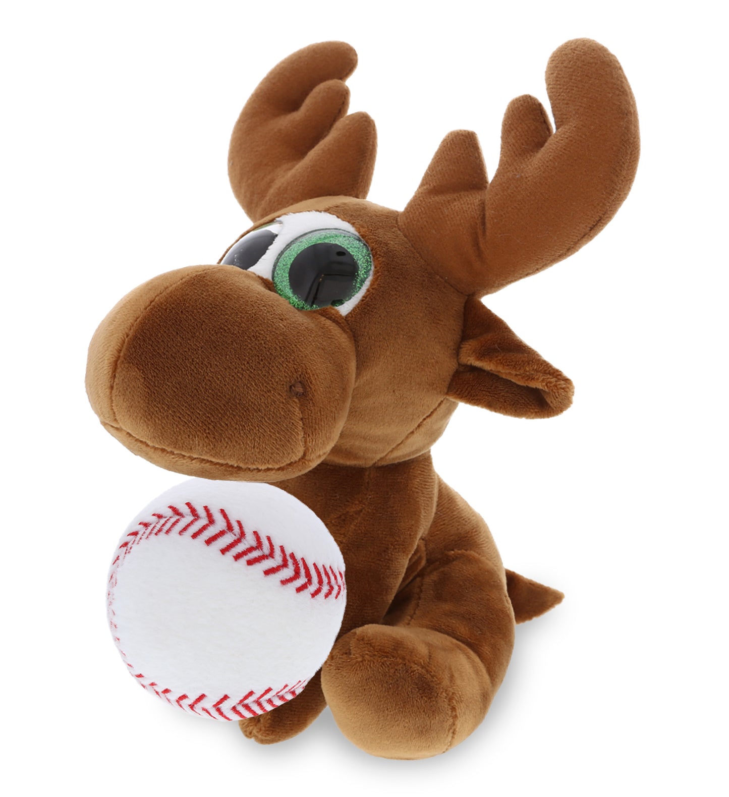 PLUSH BASEBALL - SPARKLE EYES PLUSH - SMALL MOOSE