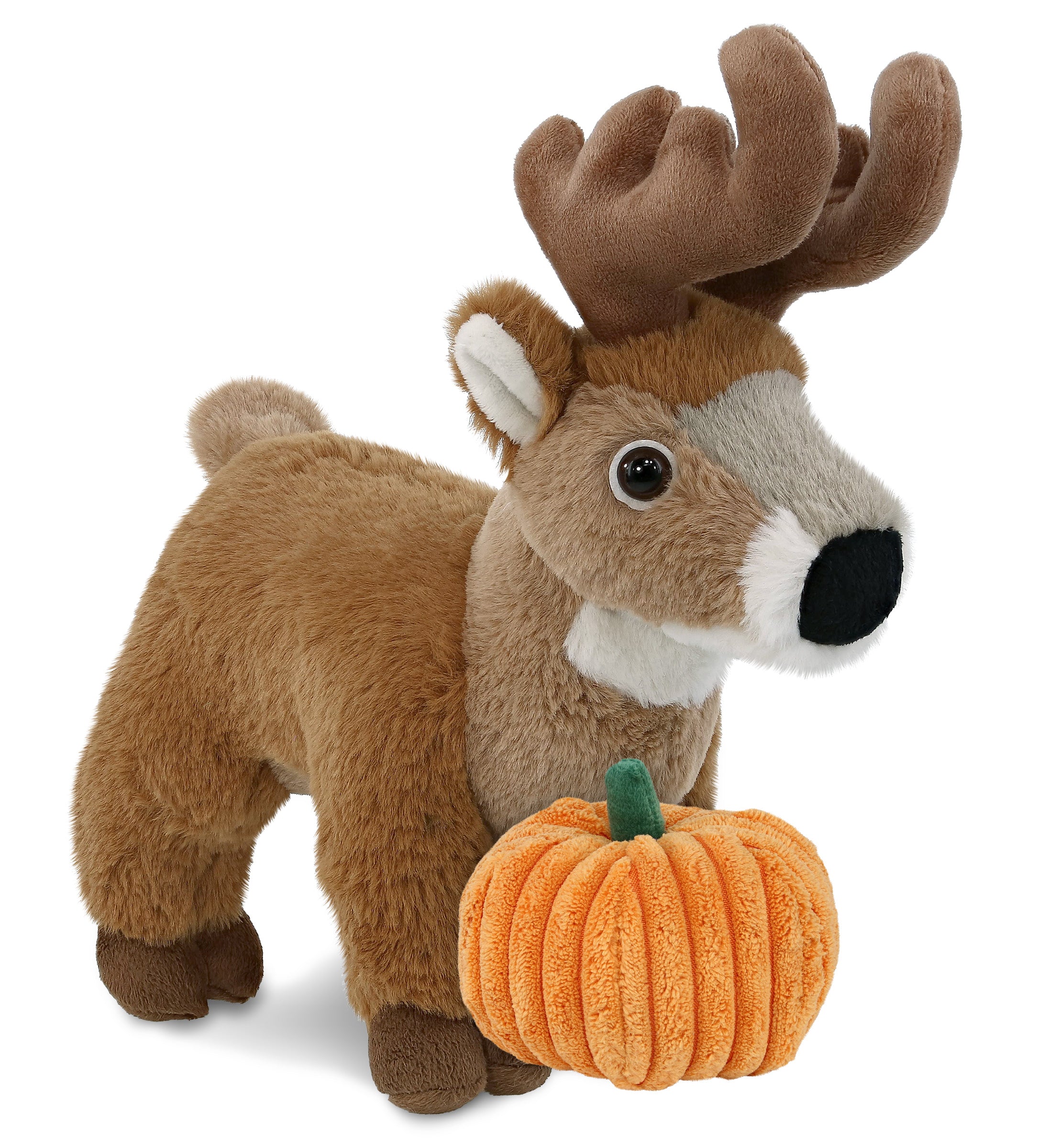 PLUSH PUMPKIN - SUPER-SOFT PLUSH - STANDING DEER 9"