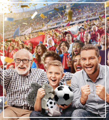 SUPER-SOFT PLUSH - STANDING DEER 9" WITH SOCCER PLUSH