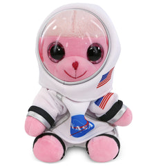 PLUSH ASTRONAUT - SPARKLE EYES PLUSH - SMALL PINK POODLE DOG