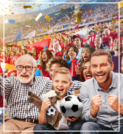 SUPER-SOFT PLUSH - LAYING BROWN HORSE 12" WITH SOCCER PLUSH