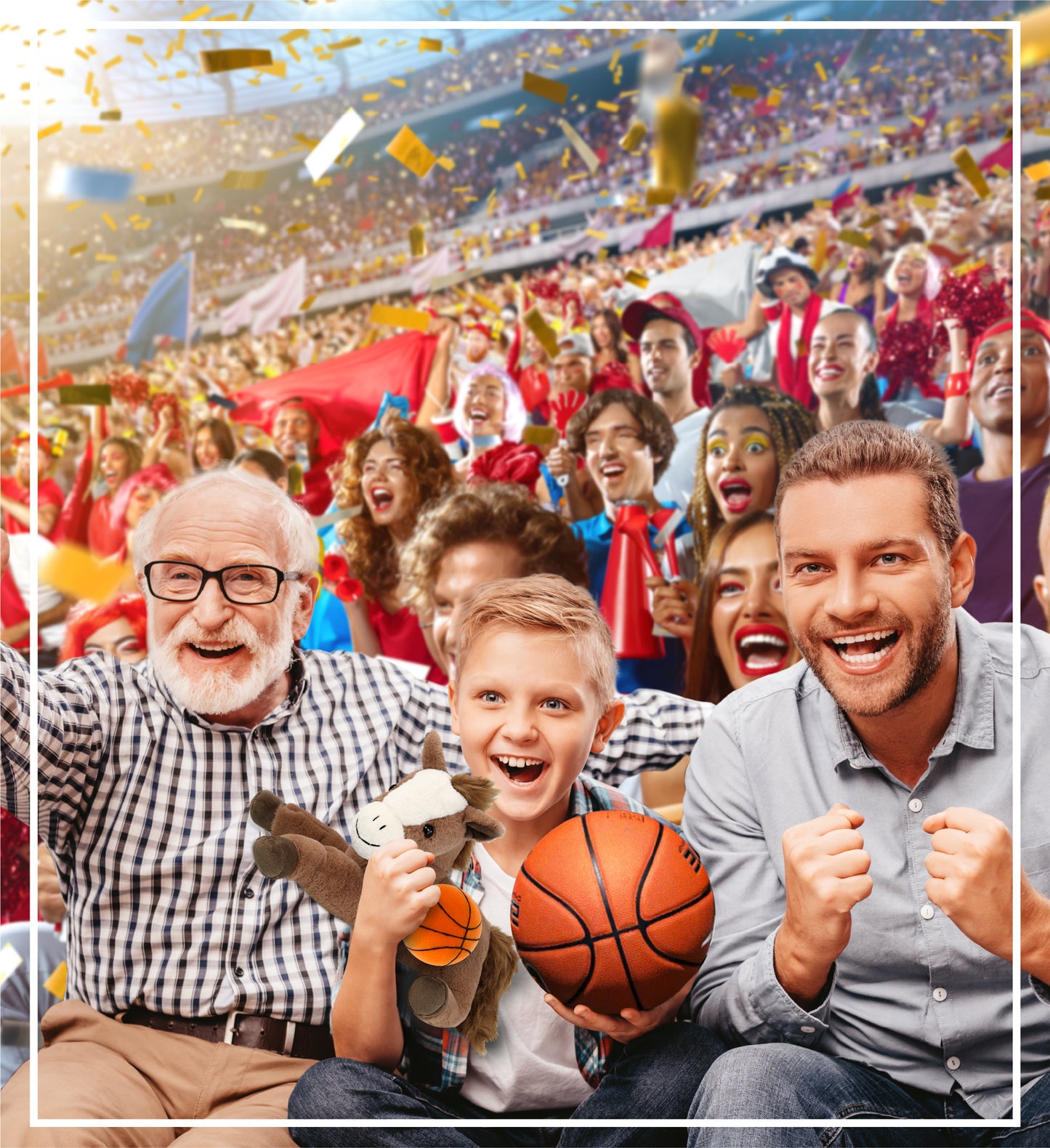 SUPER-SOFT PLUSH - LAYING BROWN HORSE 12" WITH BASKETBALL PLUSH