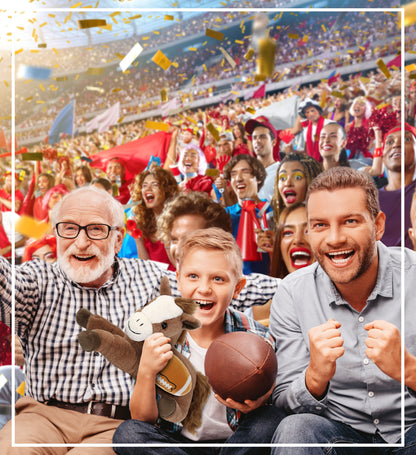SUPER-SOFT PLUSH - LAYING BROWN HORSE 12" WITH FOOTBALL PLUSH