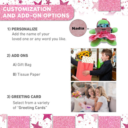 BIG EYE 6" PLUSH - BLUE SHELL SEA TURTLE WITH BALLERINA DRESS UP