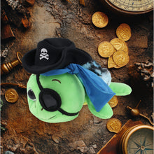 BIG EYE 6" PLUSH - BLUE SHELL SEA TURTLE PIRATE DRESS UP